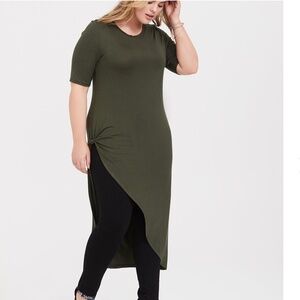 COPY - Torrid Crew Knotted Asymmetrical Tunic